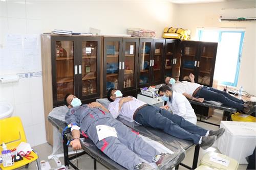 کارکنان پالایشگاه ششم مجتمع گاز پارس جنوبی خون اهدا کردند